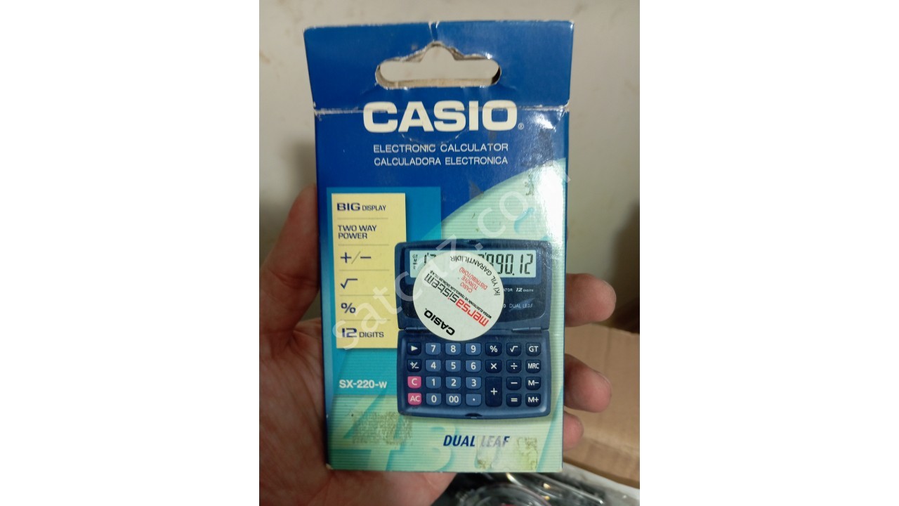 Casio Katlanır Hesap Makinesi