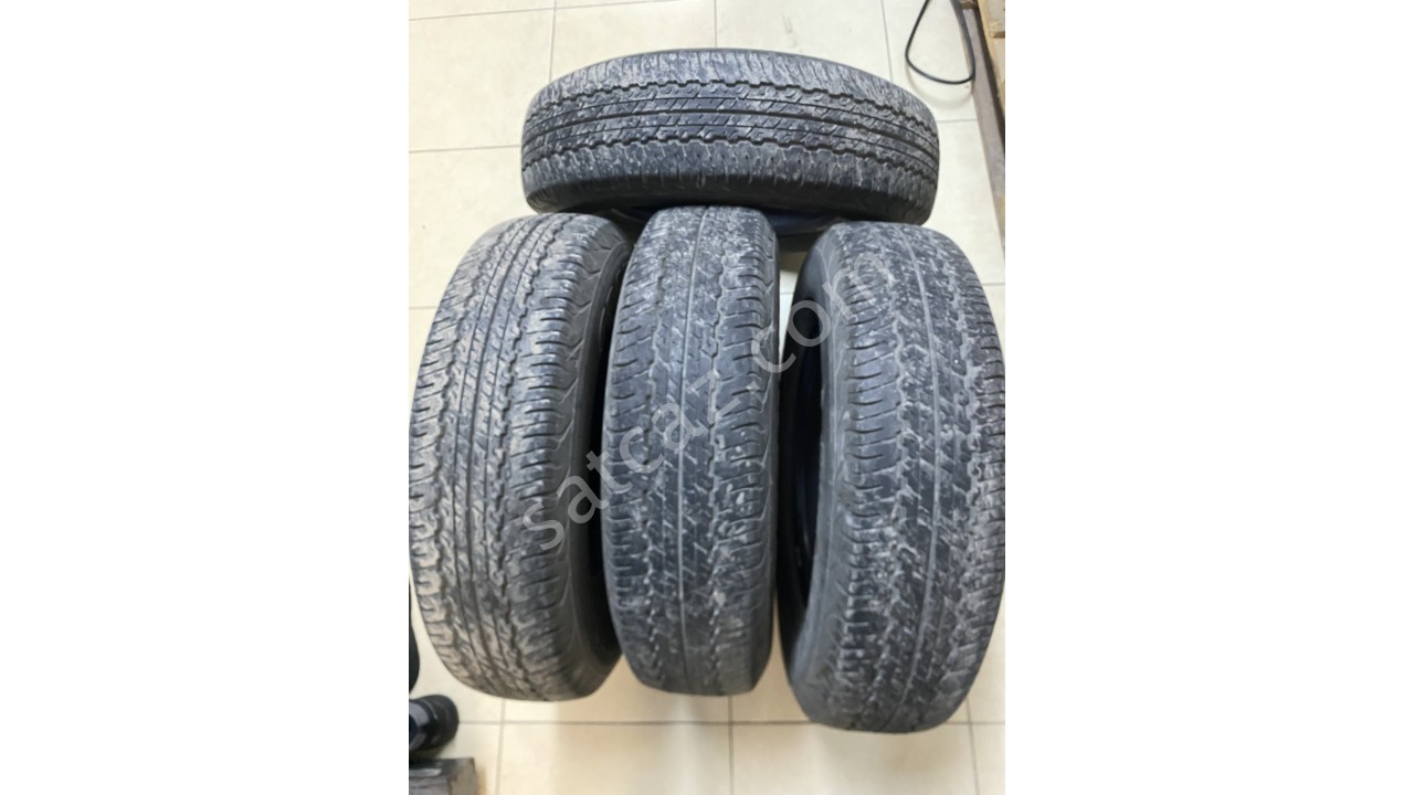 4 adet dunlop lastik 195/80/15R