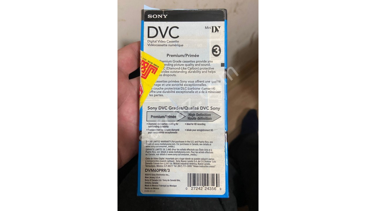 Sony DVC MiniDv 60 Dakika